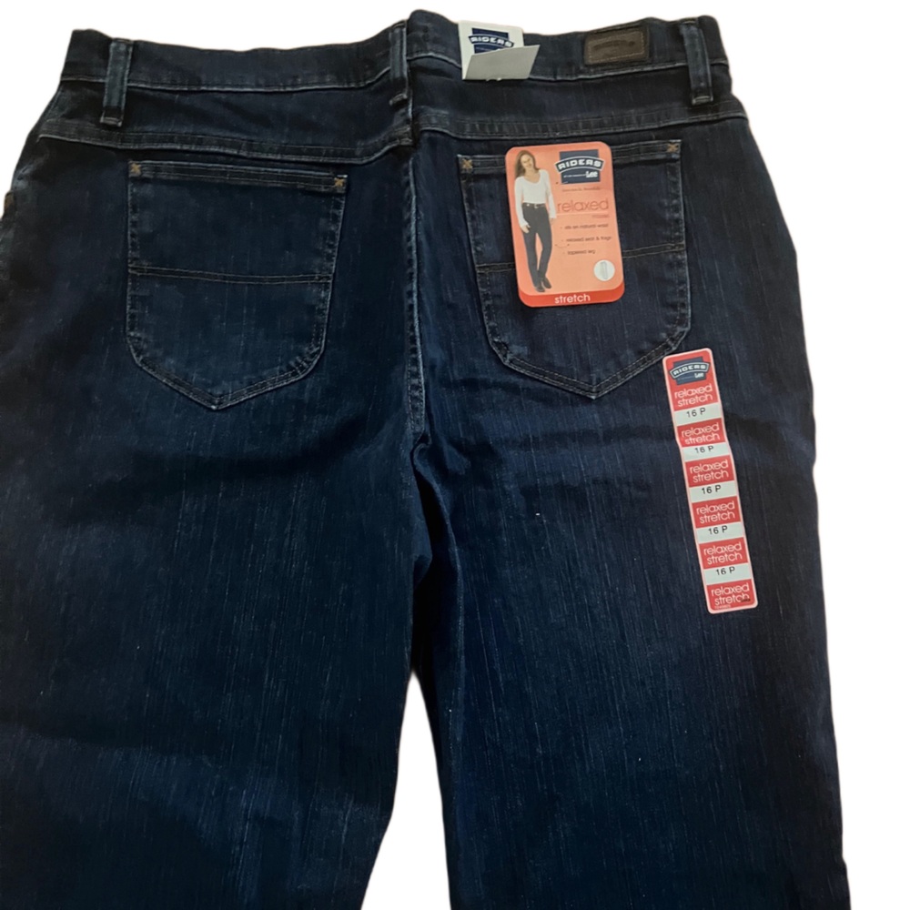 Riders by Lee Women's Dark Blue Relaxed Jeans